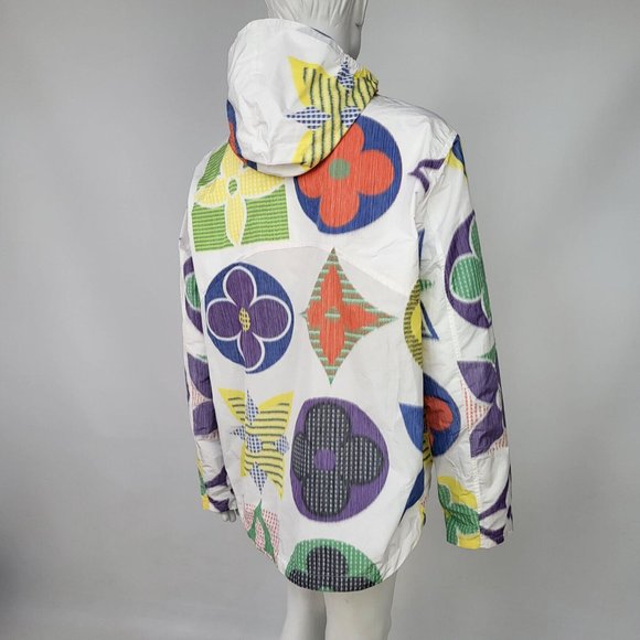 New Authentic Louis Vuitton Multicolor Monogram Windbreaker - Picture 2 of 12